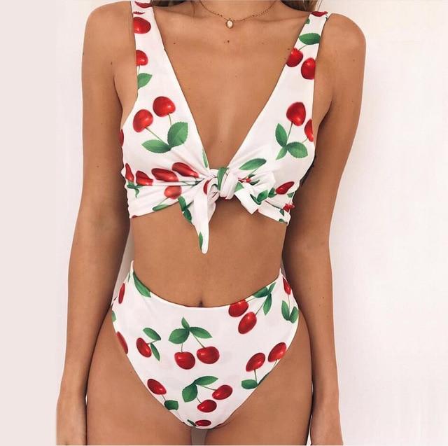 High Waist Brazilian Bikini Set